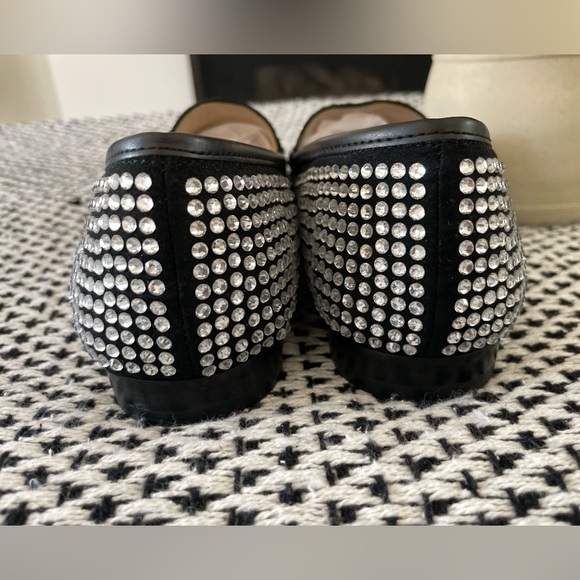 Sam Edelman Loraine Penny Loafer Glitz  Size 8 Rhinestone Bedazzled Bling - Picture 5 of 14